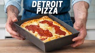 Extra Crispy Detroit Style Pan Pizza Recipe