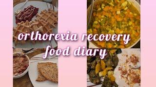 food diary 4 Tage **recovery Essstörung Orthorexie**