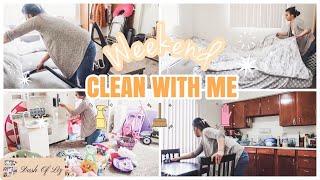 Messy Weekend Clean With Me | My Cleaning Routine | Cleaning Motivation | Dash Of Liz