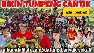 BIKIN TUMPENG DIPUJI CANTIK &SETAUN TIDAK KUMPUL2 BANYAK ANAK BARU !!ADA BANYAK LONBA2 SERTA HADIAH