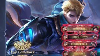 DON'T CELEBRATE TOO EARLY GAME !! ALUCARD IMPOSSIBLE EPIC COMEBACK ️( INTENSE COMEBACK )