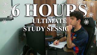 6-Hour Study Session | Beat Procrastination & Stay Motivated! | pomodoro timer 60/10 