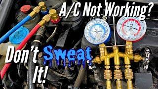 Vehicle AC System Diagnosis for Beginners. A/C System Troubleshooting