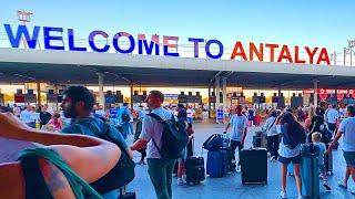 AKTUELLE LAGE in Flughafen ANTALYA Türkei 31.08.2024 4K #antalya #flughafen #sideturkey