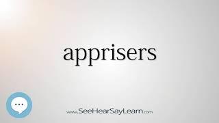 apprisers (Every English Word Pronounced) ️