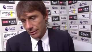 Antonio Conte Post Match Interview  Watford vs Chelsea