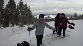 Cross-country skiing Orlicke mountains - Jan 2019 - GOPRO Hero 6