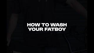 How to wash your Fatboy Bike