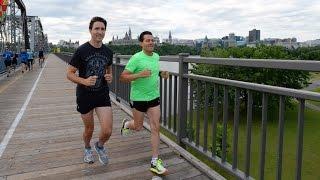 Trudeau and Pena Nieto : World leaders who run together...