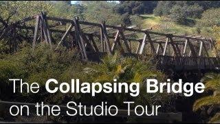 The Collapsing Bridge on the Studio Tour - Universal Studios Hollywood