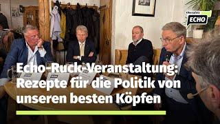 Talkrunde: Rezepte für die Politik von unseren besten Köpfen | OberpfalzECHO Wahlinitiative