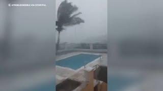 Puerto Rico slammed by torrential rain and whipping wind; thousands without power