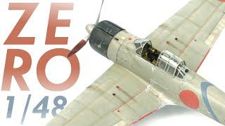 Building Eduard's NEW TOOL 1/48 A6M2 Zero! | Full Model Build