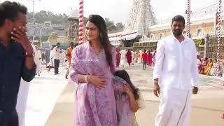 Allu Arjun Daughter Allu Arha Funny Moments With Sneha Reddy At Tirumala Temple