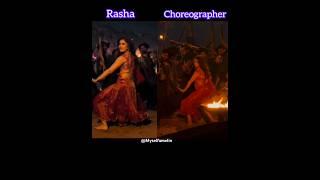 Rasha VS Choreographer #uyiamma #newsong #trending #rashathadani #raveenatandon #dancesong #dance
