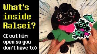 I cut open my Ralsei plushie so you don't have to.