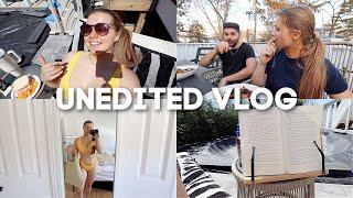 1.5 HOUR UNEDITED VLOG: bathing suit try on, cooking, summer weather & more ️