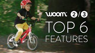 Das Kinderfahrrad woom 2 / woom 3: Fahrradfahren lernen | ️Top 6 Features