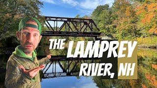 Fishing the Lamprey river, NH #fishing #freshwaterfishing  #riverfishing #kayakfishing #bassfishing