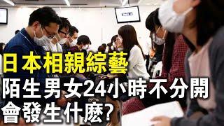 日本大尺度相親綜藝：陌生男女穿上連體衣，24小時不准分開，你能把持住嗎？