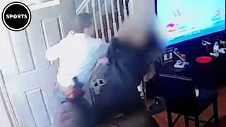 Video: Cops Caught Breaking Into Man's Home