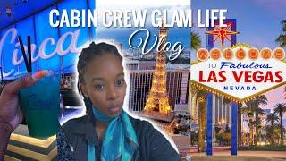 FLIGHT ATTENDANT LIFE ️// We got drunk + Las Vegas layover Krisandra Bowman