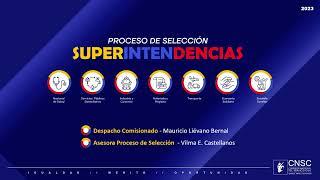 Capacitación sobre el concurso de méritos de las Superintendencias