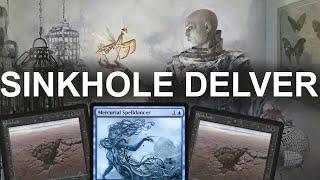 GET IN THE HOLE! Legacy Dimir Sinkhole Delver. Land Destruction Tempo Spelldancer Bowmaster MTG LotR