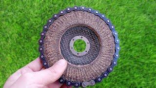 I don't throw away worn discs anymore! An ingenious idea of ​​homemade from a disk from a grinder!