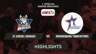 DEL2: EC Kassel Huskies vs. Ravensburg Towerstars | Highlights - 7.Spieltag | SDTV Eishockey