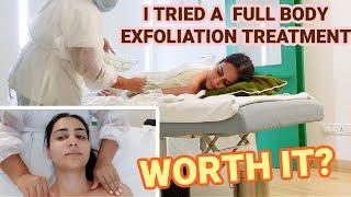 *VLOG* I GOT A FULL BODY EXFOLIATION  FOR FREEE!! WAS IT GOOD?! SIMMY GORAYA