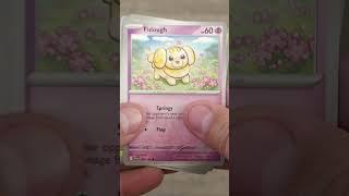 #SHORTS Unboxing a Random Pack of Pokemon Cards 395
