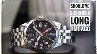 For just over USD250, this Seiko 5 Sports GMT is a bargain; if you don’t mind the hardlex crystal