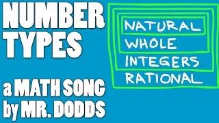 Colin Dodds - Number Types (Math Song)