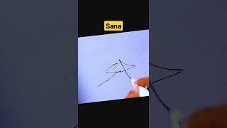 Sana signature #shorts #youtubeshorts