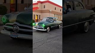 1949 Ford Custom Classic Car Drive By Engine Sound Troy Big Boy Car Show 2024