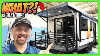 Crazy New Concept & Style of RVing! 2024 Ibex Suite RVS1 Tiny Home Destination Travel Trailer