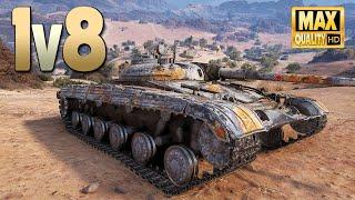 LT-432 alone against 8 on El Halluf - World of Tanks