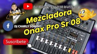 Mezcladora Onax Pro SR 08  Mixer Consola Audio