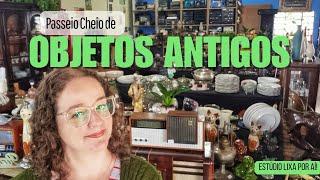 TOUR em ANTIQUÁRIO NOVO #antiguidades #decoração #moveisantigos #ibiúna #salapersonalizada #antigos