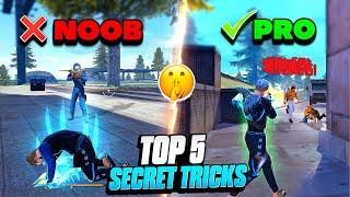 TOP 5 SECRET TRICKS  IN FREE FIRE  || PRO TIPS AND TRICKS 2024 || FIREEYES GAMING || FREE FIRE MAX