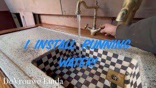 I have running water for the first time!