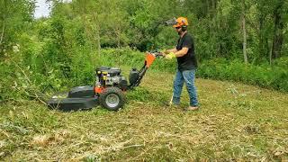 DR Field and brush mower Pro XL30 20hp test