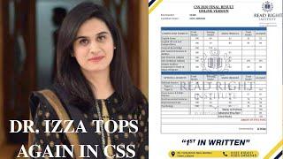 Live talk with Dr. Izza Arshad (4th Position CSS 2019; WRITTEN TOPPER CSS 2020)
