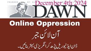 Online Oppression || Gaging Freedom of Speech || Learn English through Reading || Learn English