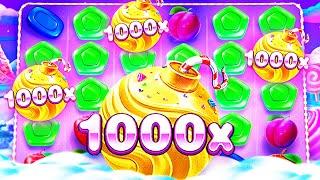 ВЕРНУЛСЯ В Sweet Bonanza 1000 И ПОТЕРЯЛ ДАР РЕЧИ \ СЫГРАЛА БОМБА НА 1000X \ РЕКОРД \ заносы недели