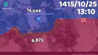 Battle of agincourt in 1 minute using Google Earth