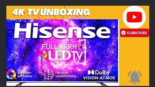 Hisense U6G 55''4k TV  Unboxing