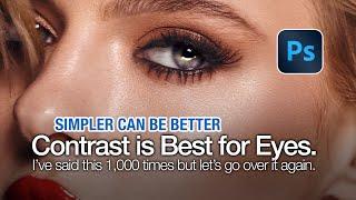 Photoshop: CONTRAST is best for eyes! | Nino Batista