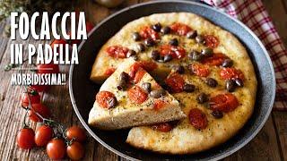 FOCACCIA IN PADELLA MORBIDISSIMA fatta in casa | Marianna Pascarella